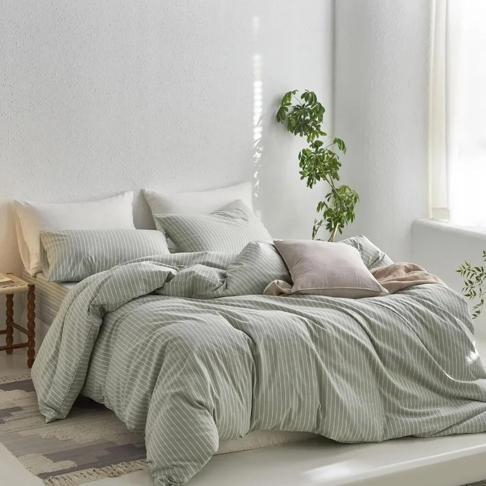Striped Duvet Cover Set